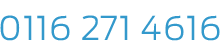 For fast and efficient service, call 0116 271 4616